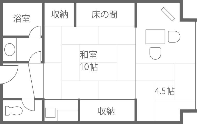 朝霧の館 見取り図
