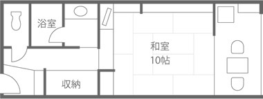 木洩日の館 間取り例